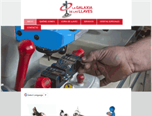 Tablet Screenshot of lagalaxiadelasllaves.com